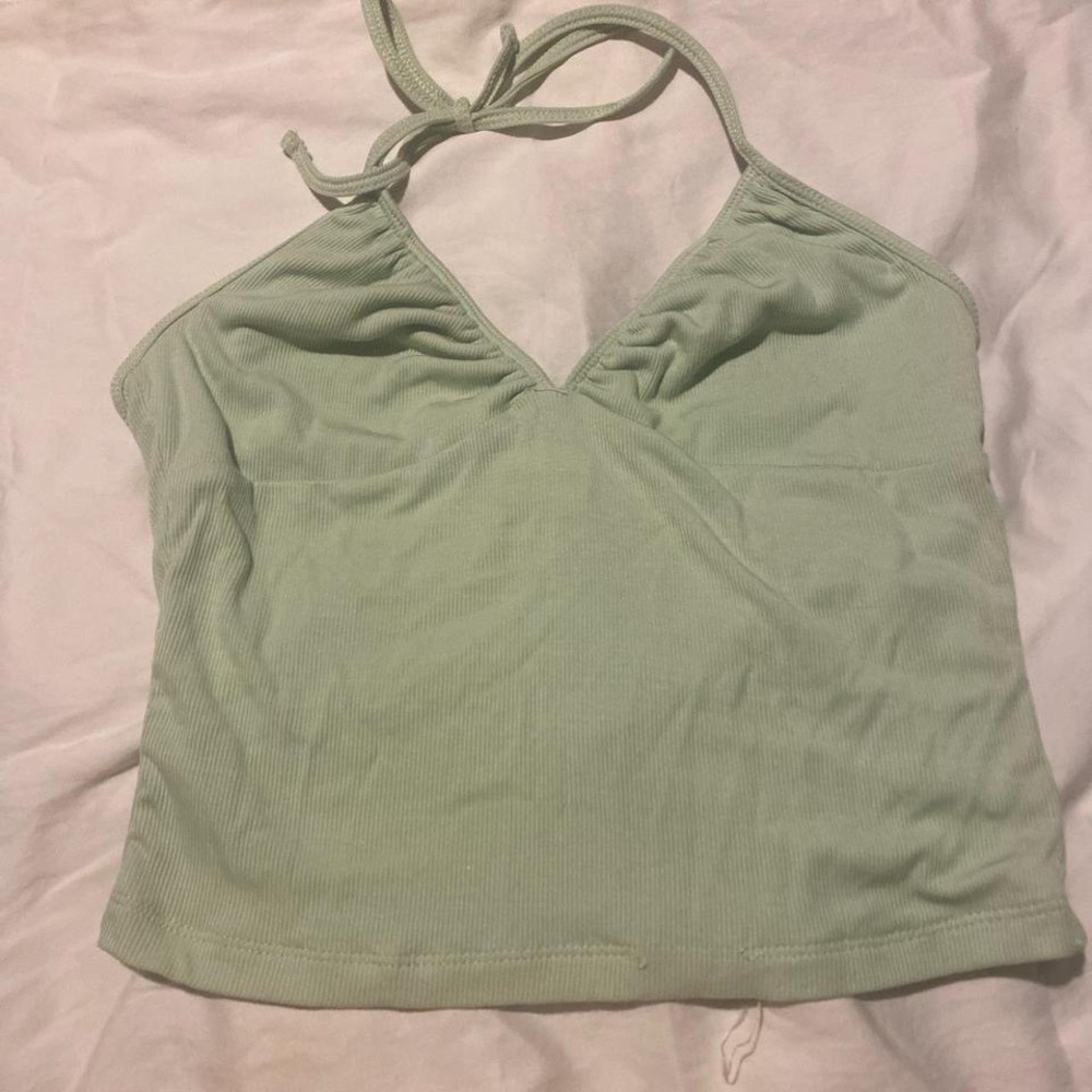 Aritzia Sage Green Halter Camisole